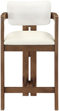 Load image into Gallery viewer, Ravina - Upholstered Counter Stool With Stained Brown Base
