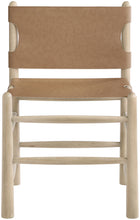 Load image into Gallery viewer, Santos - Vegan Leather Upholstered Dining Chair With Stained Natural Base (Set of 2)
