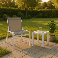 Load image into Gallery viewer, Nizuc - Outdoor Patio Dining Chair With White Frame (Set of 2)

