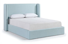 Load image into Gallery viewer, Kendall - Linen Textured Fabric Upholstered Bed
