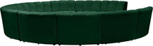 Load image into Gallery viewer, Infinity - 11 Piece Velvet Modular Sectional
