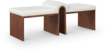 Load image into Gallery viewer, Delphine - Bench - Walnut Base
