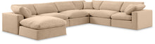 Load image into Gallery viewer, Comfy - 7 Piece Velvet Modular Sectional With Chaise
