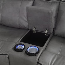 Load image into Gallery viewer, U36 - 3 Piece Power Reclining Sectional (2 Power) - Gray
