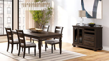 Load image into Gallery viewer, Upholstered Seat Ladderback Side Chair (Set of 2) - Coffee
