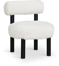 Load image into Gallery viewer, Ambre - Vegan Shearling Fabric Upholstered Accent Chair
