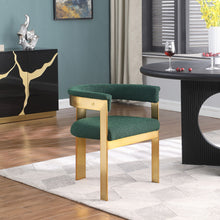 Load image into Gallery viewer, Romeo - Boucle Dining Chair With Gold Base (Set of 2)
