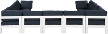 Load image into Gallery viewer, Nizuc - Outdoor Patio 9 Piece Modular Sectional With White Frame
