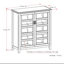 Load image into Gallery viewer, Burlington - Medium Storage Cabinet - Mahogany Brown
