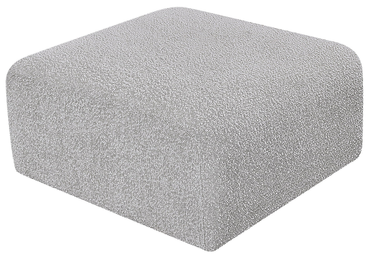 Arc - Boucle Fabric Ottoman