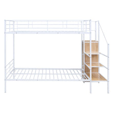 Load image into Gallery viewer, Bunk Bed With Lateral Storage Ladder And Wardrobe
