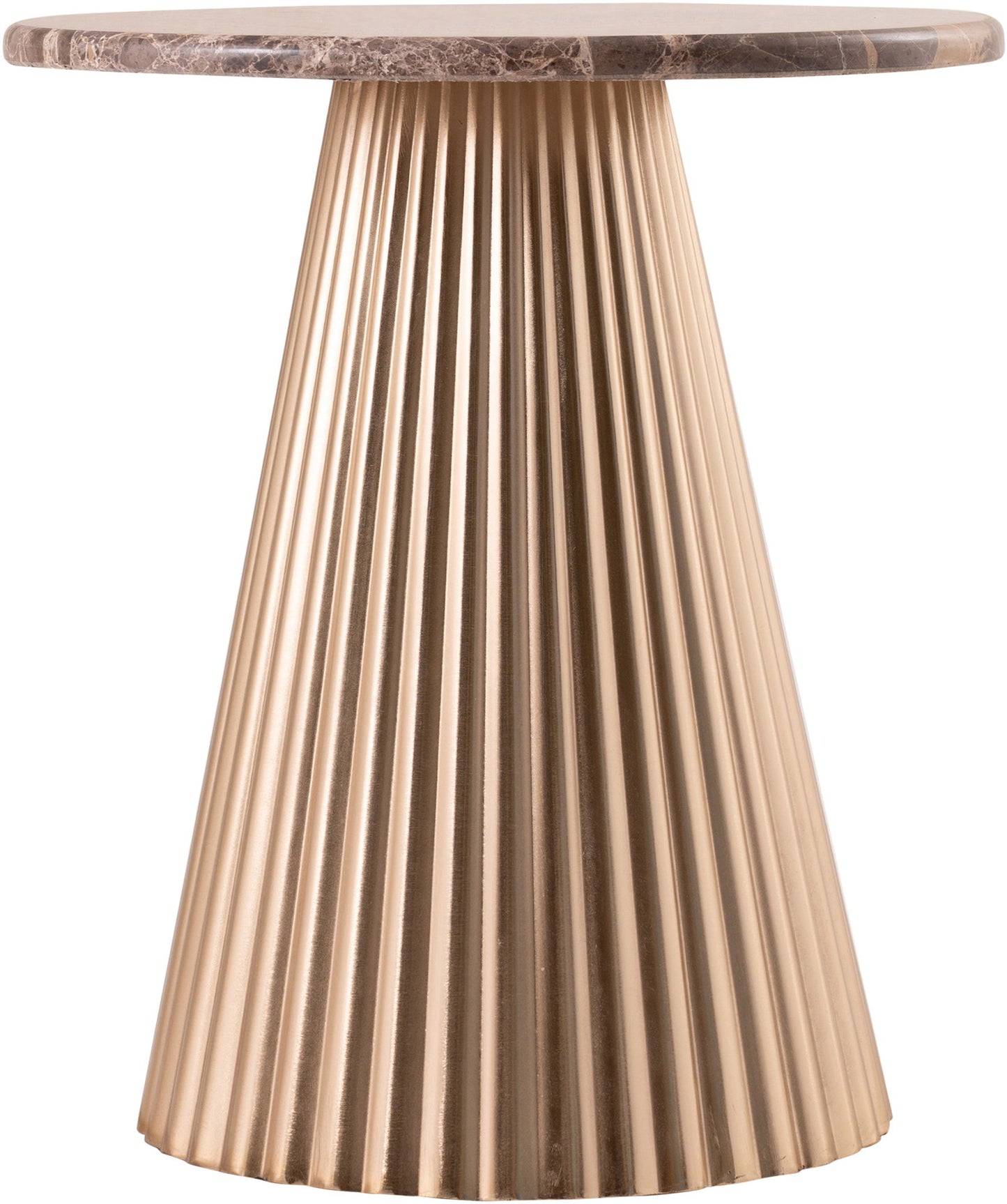 Cindra - Genuine Marble Top And Iron Base Table