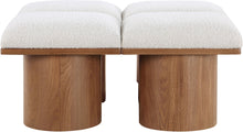 Load image into Gallery viewer, Pavilion - 4 Piece Modular Bench With Brown Base
