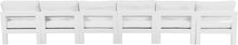 Load image into Gallery viewer, Nizuc - Outdoor Patio 6 Seat Armless Modular Sofa With White Frame
