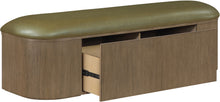 Load image into Gallery viewer, Velden - Upholstered Storage Bench With Stained Brown Base
