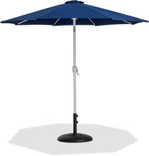 Load image into Gallery viewer, Fiji - Aluminum Patio Umbrella With Round Black And White Base

