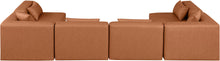 Load image into Gallery viewer, Cube - 6 Piece Modular Armless Sectional - Cognac
