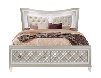 Paris - Queen Bed Headboard - Champagne