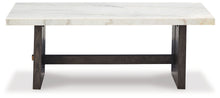 Load image into Gallery viewer, Burkhaus - Rectangular Cocktail Table - White / Dark Brown

