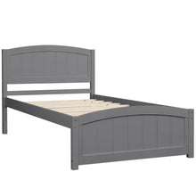 Load image into Gallery viewer, Platform Bed &amp; Headboard, Footboard And Wood Slat Support
