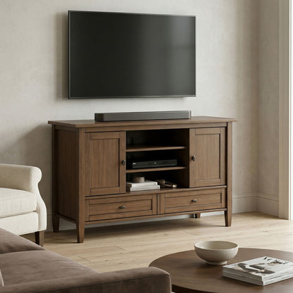 Warm Shaker - TV Media Stand Handcrafted - Ego Home Furniture