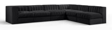 Load image into Gallery viewer, Rummi - Velvet Performance Fabric Upholstered 6 Piece Modular Sectional
