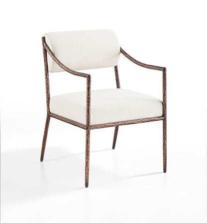 Bastille - Upholstered Dining Arm Chair (Set of 2) - Bronze Frame