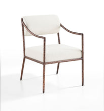 Load image into Gallery viewer, Bastille - Upholstered Dining Arm Chair (Set of 2) - Bronze Frame
