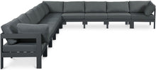 Load image into Gallery viewer, Nizuc - Outdoor Patio 10 Piece Modular Sectional With Gray Frame
