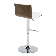 Load image into Gallery viewer, Mason - Contemporary Adjustable Barstool &amp; Swivel With Straight T Footrest (Set of 2)
