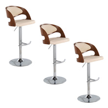 Load image into Gallery viewer, Pino - Mid Century Modern Adjustable Barstool &amp; Swivel With Rounded T Footrest (Set of 2)

