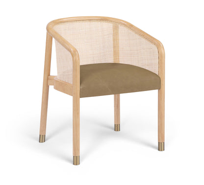 Sylvan - Vegan Leather Dining Chair (Set of 2) - Natural Frame
