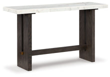 Load image into Gallery viewer, Burkhaus - Sofa Table - White / Dark Brown
