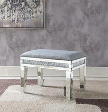 Load image into Gallery viewer, G-310 - Glamour Vanity Stool - Pearl Silver
