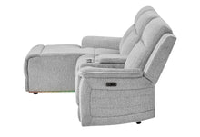 Load image into Gallery viewer, U8879 - Power Pushback Sectional With Multi Color LED And Global Surround Sound Speakers - Light Gray
