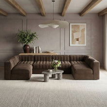 Load image into Gallery viewer, Rummi - Armless Velvet Performance Fabric Upholstered 6 Piece Modular Sectional
