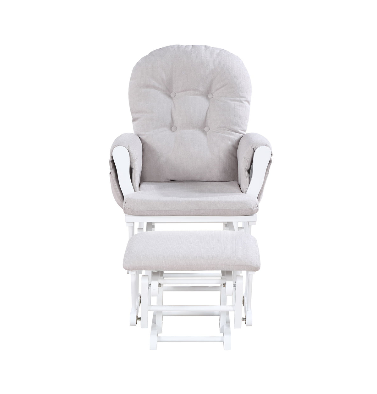 Mason - Glider And Ottoman - Gray
