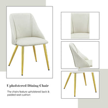 Load image into Gallery viewer, Gaines - Synthetic Leather Side Chair (Set of 2) - White
