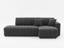 Load image into Gallery viewer, Jessica - Lamb Wool Sectional Sofa With Chaise
