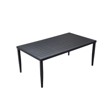 Load image into Gallery viewer, Outdoor Patio Dining Table With Tapered Feet &amp; Umbrella Hole
