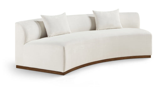 Avanti - 104" Chenille Fabric Upholstered Sofa