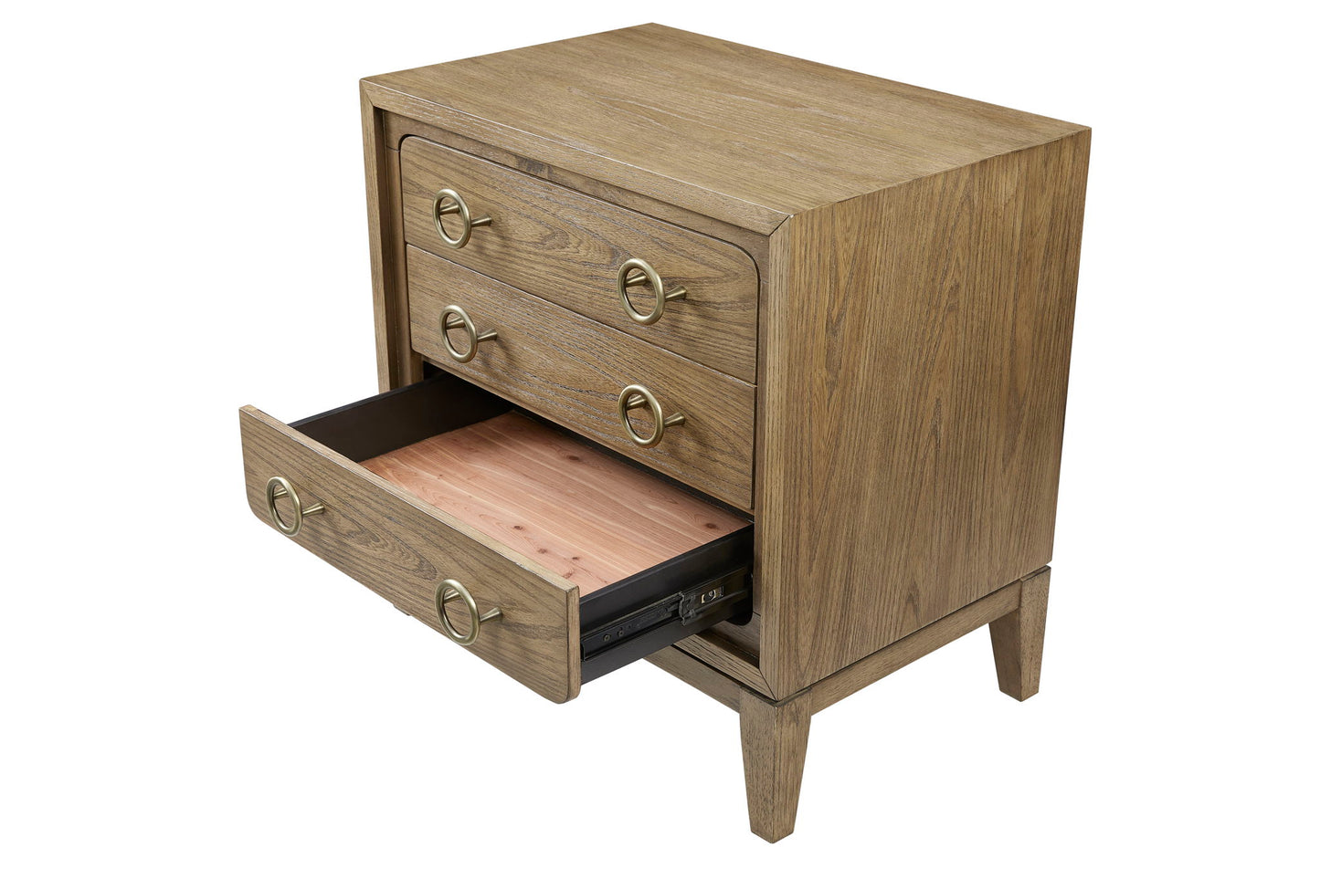 Elure - 3 Drawer Nightstand With USB