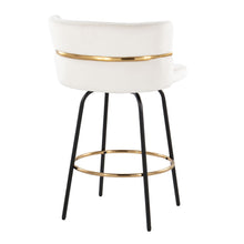 Load image into Gallery viewer, Cinch - Contemporary Fixed Height Counter Stool With Swivel &amp; Round Footrest (Set of 2)
