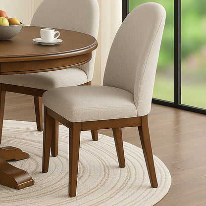 Sunset - Upholstered Chair (Set of 2) - Brown