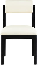 Load image into Gallery viewer, Roundhill - Faux Leather Dining Chair (Set of 2) - Black Frame
