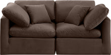 Load image into Gallery viewer, Indulge - Velvet 2 Seat Modular Sofa
