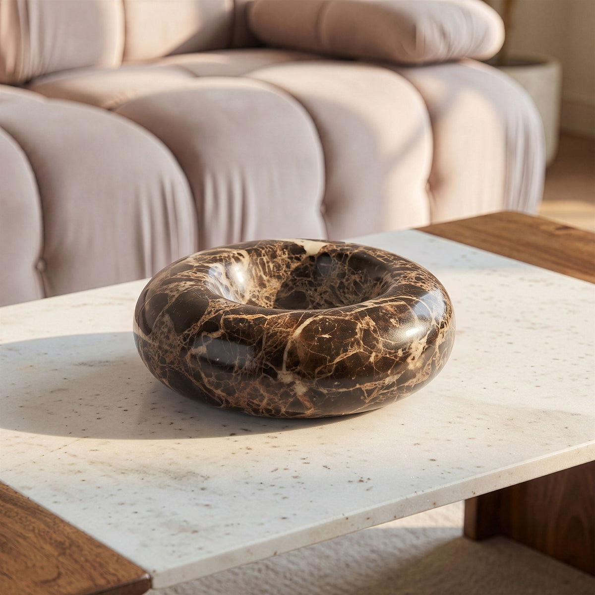 Bellamare - Genuine Marble Decorative Bowl