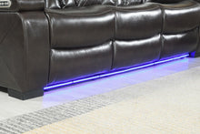 Load image into Gallery viewer, U104 - Power Reclining Sofa - Dark Brown
