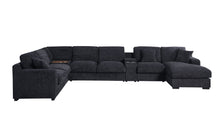 Load image into Gallery viewer, Celine - Fabric Corner Sectional Sofa With Right-Facing Chaise, Cupholders, And Charging Ports
