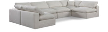 Load image into Gallery viewer, Comfy - 6 Piece Linen Modular Armless Sectional

